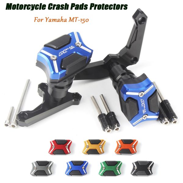 

motorcycle cave frame slider engine cover crash pads protectors escape silp on for mt-150 2020 2020