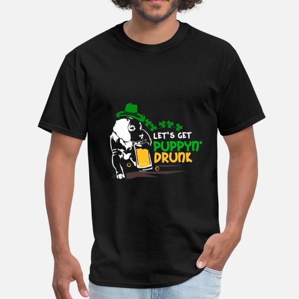 

день святого патрика beagle тенниска мужчин вязаная хлопок размер s-3xl урожай сумасшедший здания летний стиль семьи рубашку