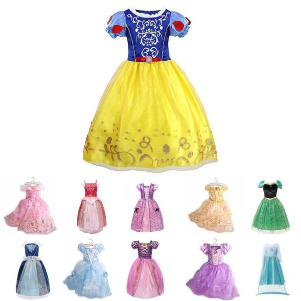 

fairy tale princess dress easter cosplay costume summer casual mesh cute girls dress 3-10 years old happy birthday kids dresses, Red;yellow