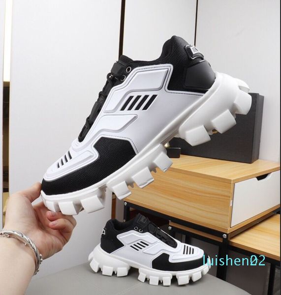 

2020 new cloudbust thunder knit sneakers mens luxury designer casual shoes mens classical casual shoes fabric rubber trainers outdoor l22, Black