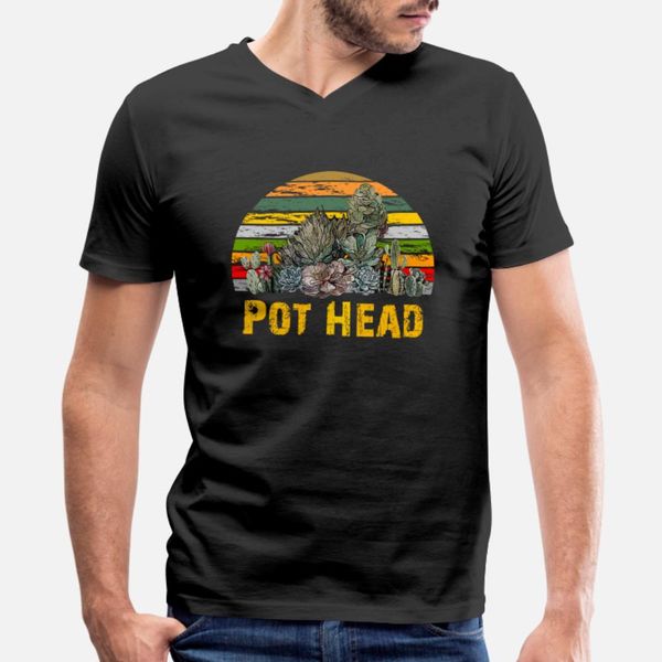 

pot head stone flowers vintage retro sunset t shirt men create short sleeve s-xxxl cool crazy fashion summer style letter shirt