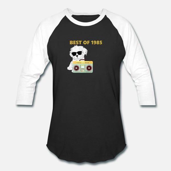 

vintage 1985 birthday t shirt men character cotton round collar pictures graphic funny casual summer style vintage shirt