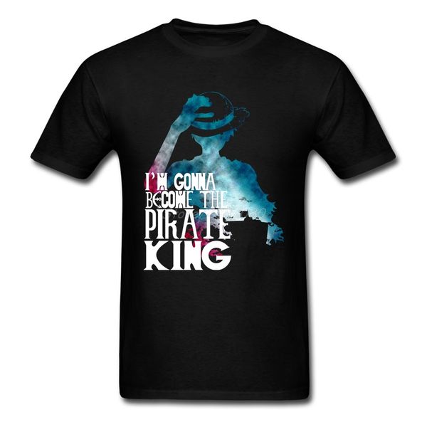 

hiphop i'm gonna be the pirate king one piece t shirt swag men's clothes o-neck cotton plus size short sleeve custom t shirts