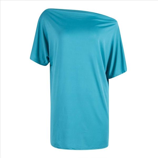 

women shirts solid women off shoulder short sleeve loose t shirt loose solid tee shirt plus size s xxl, White