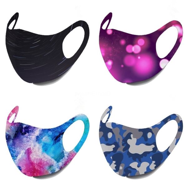 

face mask protective designer printed mouth masks 3 layers with earloops non woven anti dust waterproof soft breathable facemask #243#445#22