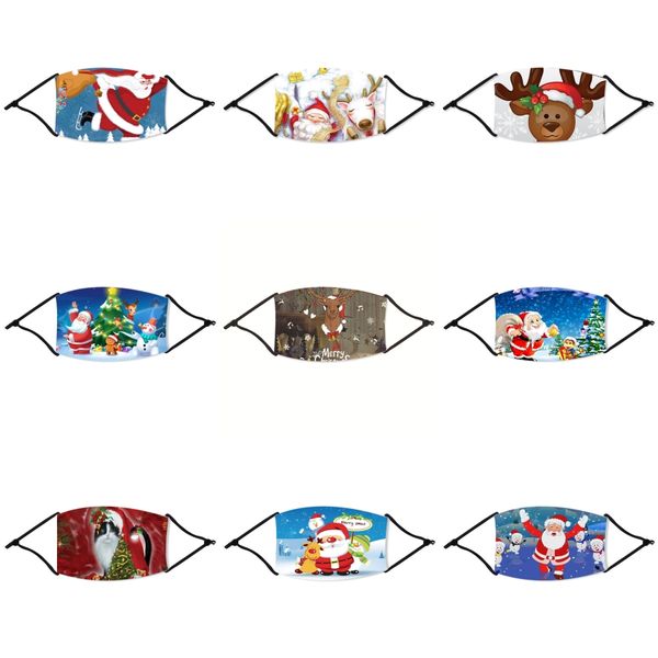 

pm2.5 christmas mask filter 5 layers kid fresh air christmas mask filter replacements filter pad replacement for christmas mask ljjp61#24433, Black