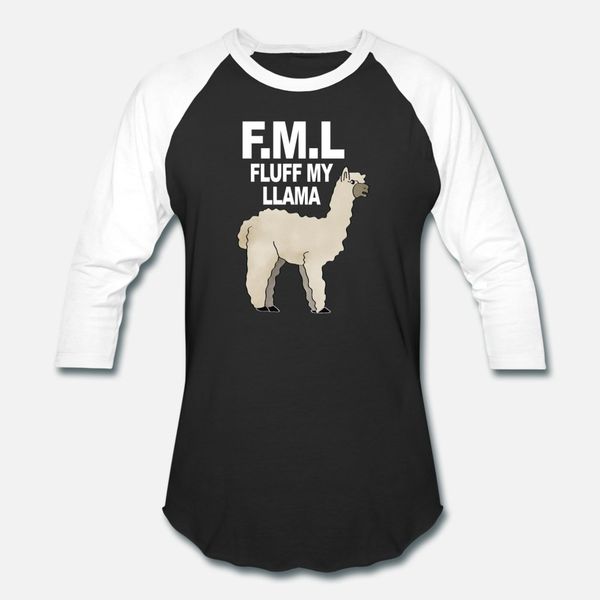 

fluff my llama t shirt men design 100% cotton s-xxxl vintage crazy fashion spring normal shirt