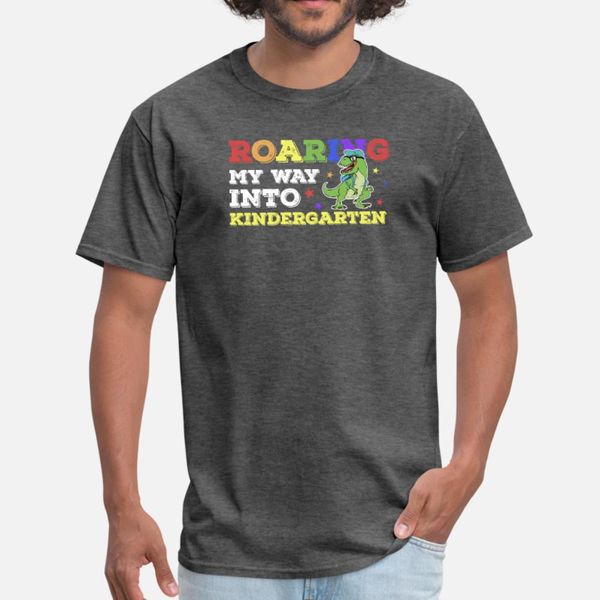 

kindergarten first day of school dinosaur gifts t shirt men crazy tee shirt s-xxxl crazy new fashion spring letter shirt