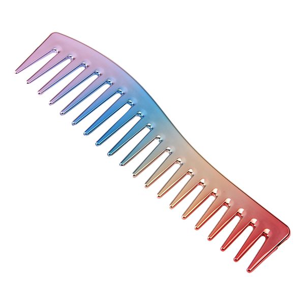 

широкий tooth comb detangling щетка для волос, профессиональная расческа для укладки антистатический жаропрочных гребень волос, подходит для, Silver