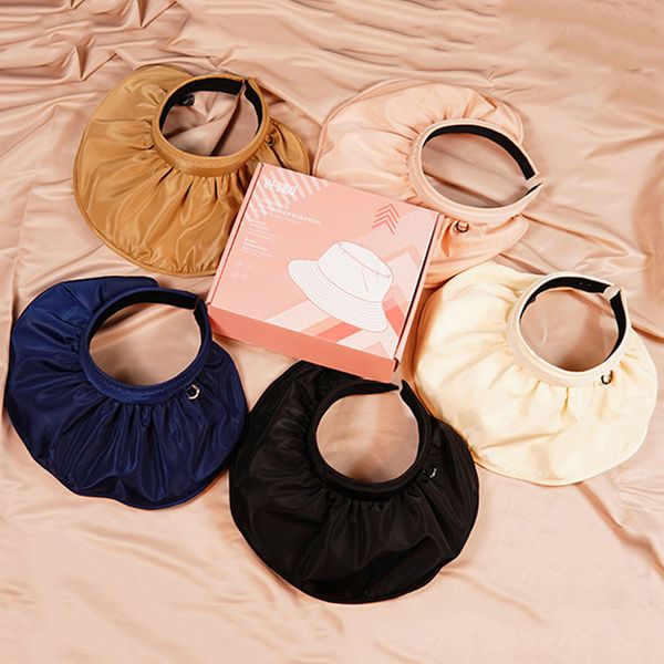 

летние шляпы для женщин пустого top shell shape sun beach hat корейских моды зонт солнцезащитных защит вс hat дама шляпы подарки, Blue;gray