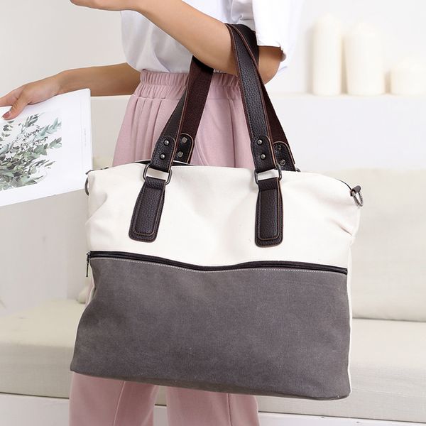 

big women canvas handbags tote bags ladies shoulder bag new fashion female messenger bags large capacity women