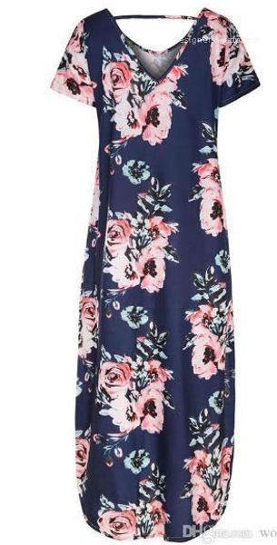 

sleeve women fashion knitting clothes women summer dress flora printed half sleeve dresses designer v-neck batwing, Black;gray