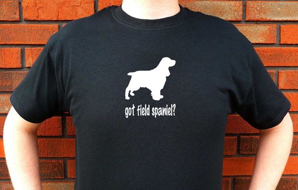 

2019 latest men fashion printed t-shirt men got field spaniel spaniels dog graphic t-shirt tee funny cute cotton 3d t shirt