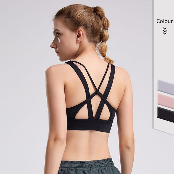 

резистентный спорт brassiere запуск push-вверх против провисания красоты вернуться vest стиль йог quick-dry фитнес нижнего белье / 30, White;black