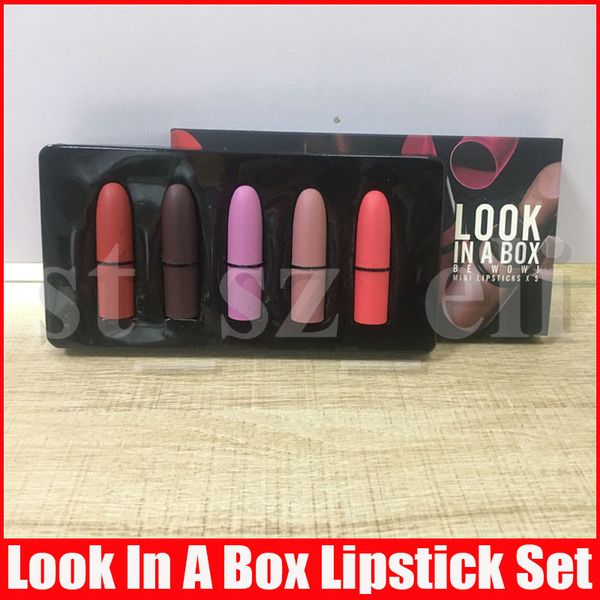

frost lipstick m lip makeup look in a box be sfnsational mini size lipsticks *5pcs frost matte lip stick 3g