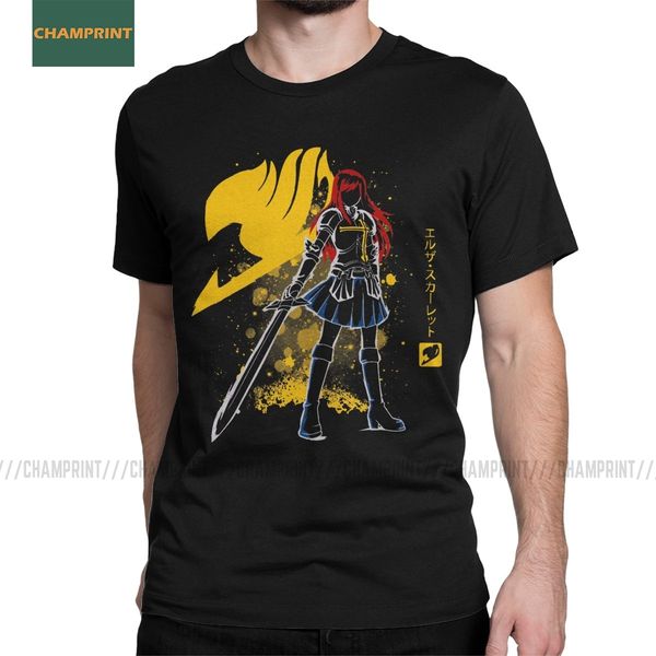 

men t-shirt the requip magic fairy tail cotton tees short sleeve natsu dragneel lucy anime t shirt round neck plus size