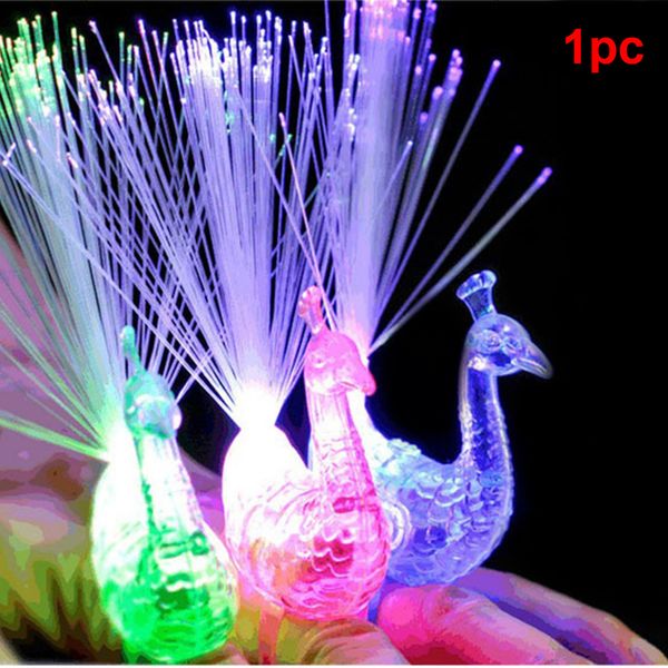 

birthday gift chrismas kids peacock finger light holiday home children gift