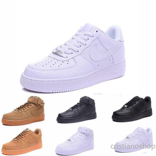 

2020 New Arrivals Forces Volt Running Shoes Women Mens Trainers One Sports Skateboard Classic 1 Green White Black Warrior Sneakers cri