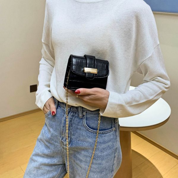 

small crossbody bags for women 2020 fashion leather chain shoulder messenger bag luxury design brand female travel handbags sac