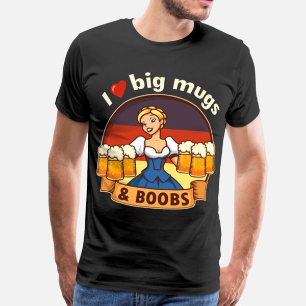 

mugs boobs beer oktoberfest germany alcohol party t shirt men knitted cotton euro size s-3xl leisure gift casual spring leisure shirt