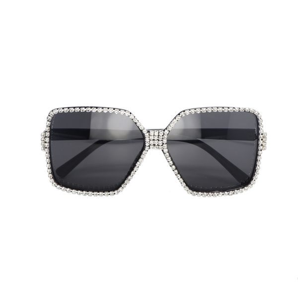 

fashion arrivals time-limited sunglasses casual designers large frame square high-end sunshade style exaggerated outdoor street girls uv 400, White;black