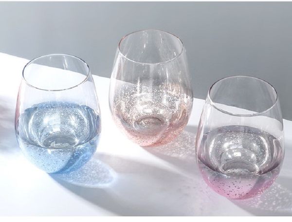 

2021 glass cup simple and creative home wine cup whisky glass mug