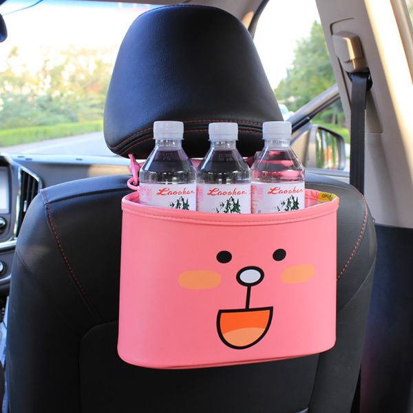 

car seat rear hanging storage bag cartoon car interior holder storage bag mobile phone holder pouch organize hanging box hot