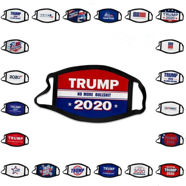 

2020 donald trump mask face mouth cover dustproof cotton usa american election washable designer mask washable breathable