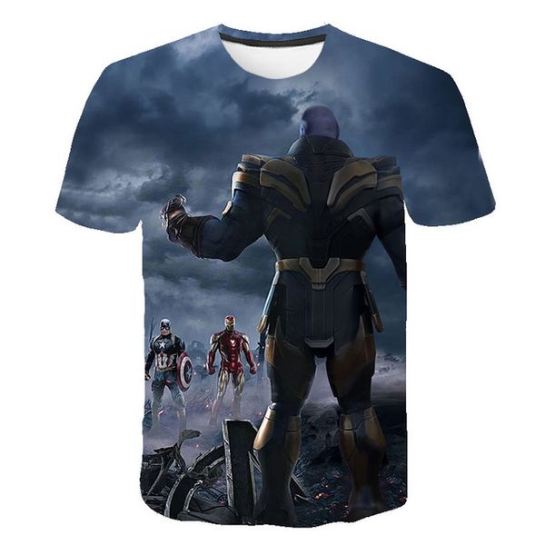 

punk marvel print 3d print shirts funny harajuku comics men clothing
