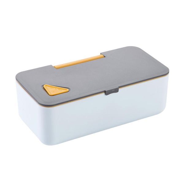 

box storage container 18x9x7cm heating thermal lunch food orange microwave japanese multi functional style gyxmf