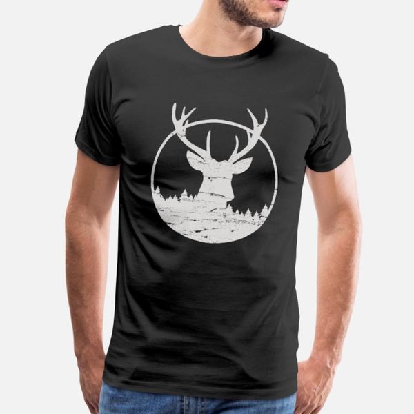 

deer t shirt men knitted 100% cotton o-neck gents cute building summer style pattern shirt