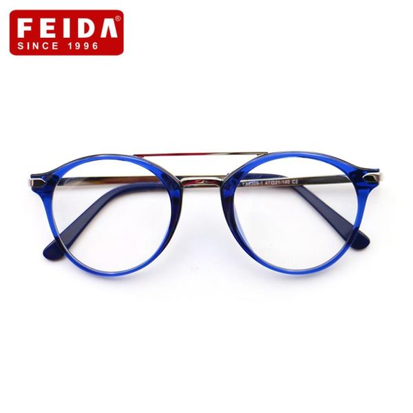 

feida brand women men round glasses tr90 frame glasses transparent reading eyeglasses men eyeglasses frame yx0309-1, Black