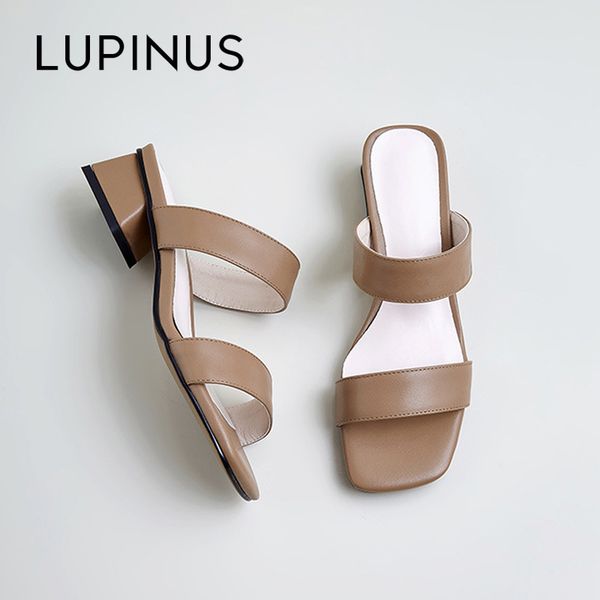 

2020 fashion women high heels sandals square toe slingback shoes women outdoor slipper casual sandal, Black