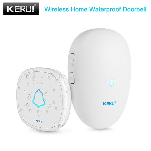 

doorbells kerui m521 wireless doorbell waterproof home security touch button 433mhz smart welcome/alarm with 12v battery