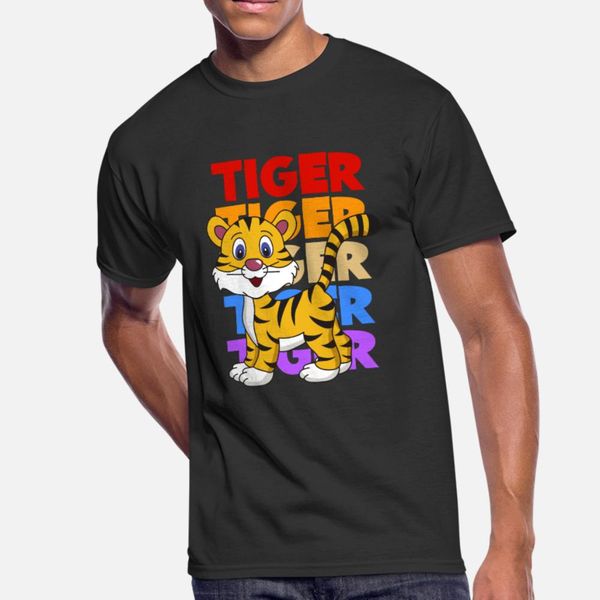 

retro vintage pop art style tiger t shirt men customize cotton euro size s-3xl homme crazy comfortable spring autumn letter shirt