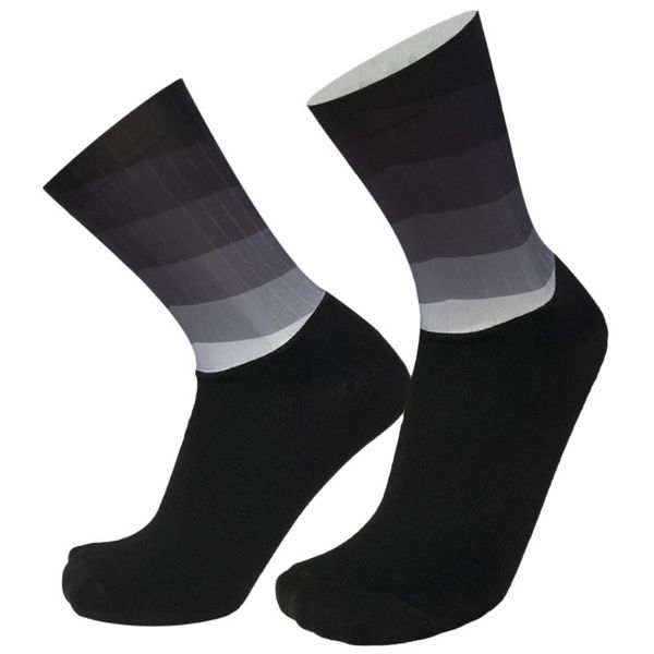 

sports socks men women professional sport breathable road bicycle outdoor racing cycling sock for running, Black