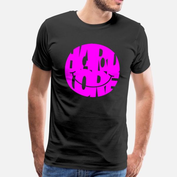 

hardcore smiley magenta t shirt men printing cotton size s-3xl basic solid anti-wrinkle authentic spring natural shirt