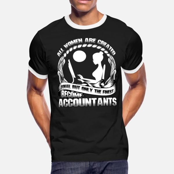 

the finest become accountant t shirt men personalized cotton o neck basic solid interesting casual summer slim shirt
