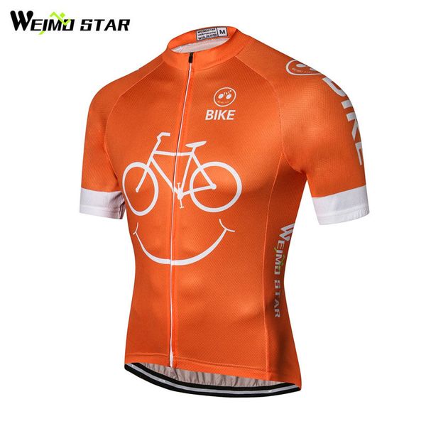

weimostar 2020 bike team summer cycling jersey racing sport cycling clothing ropa ciclismo breathable mtb bike jersey shirt, Black;red