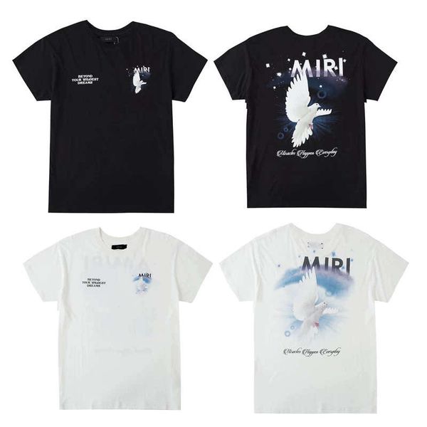 

fashion mens womens t shirts with printed casual summer t shirt breathable tees 2 colors cotton brand tshirts, White;black