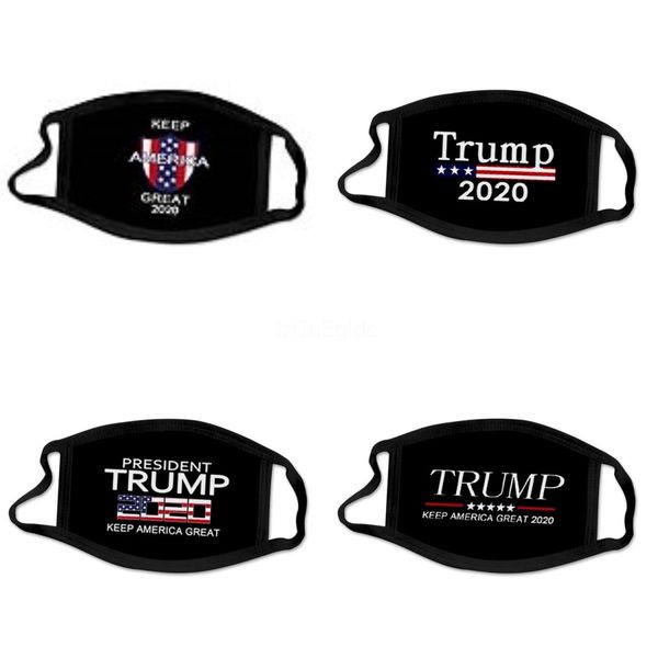

face mask vote usa trump cotton mask wash washable breathable softcartoon printed cloth mask#217, Black