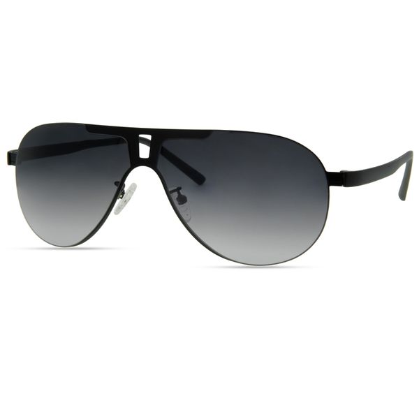 

eoome man new pilot shape flexiable stainless metal super light sun glass uv400 nylon lens electroni plating, White;black