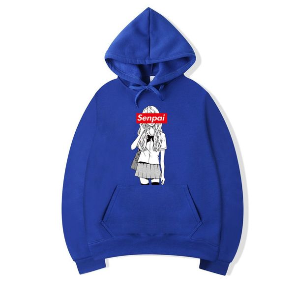 

winter men's anime girl nerdy design print fleece hoodies sweatshirts autumn funny black hoody man winter clothes23