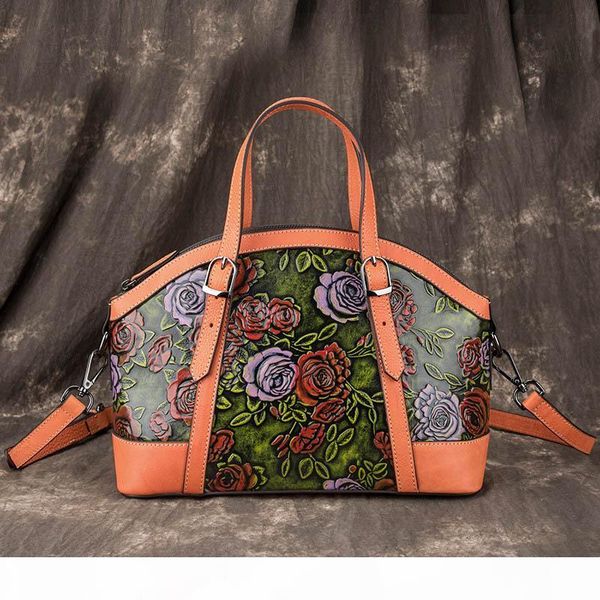 

pink sugao tote bag travel handbags purses bag shoulder genuine leather with 4 color printed flowers 2020 new style clutch bag