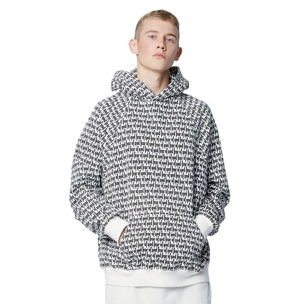 

men warm clothing long sleeve hoodie casual club hooded sweatshirt men coat, Black