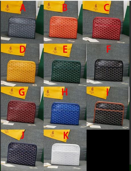 

Goyarrd Brand new designer High quality Classic Genuine leather Goyar clutch bag purses ladies women wash bag 53210