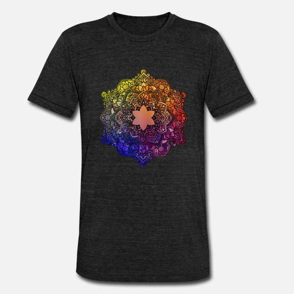 

beautiful mandala drawing shape icon t shirt men knitted short sleeve o neck trend graphic authentic summer outfit shirt
