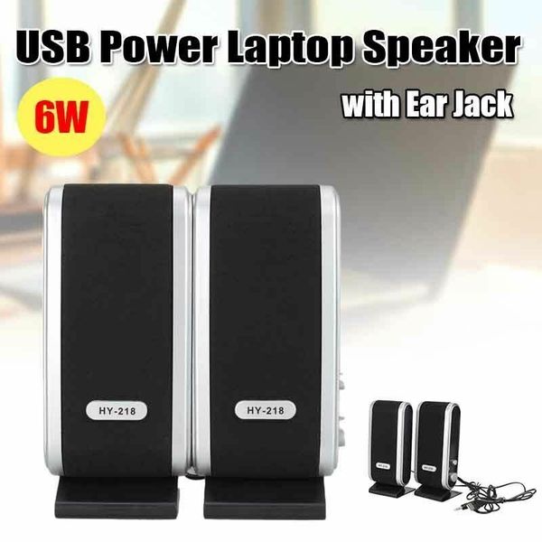 

1 pair usb 3.5mm earphone jack mini speakers portable for computer lapdeskpc nc99