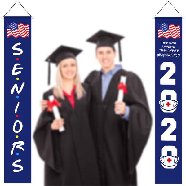 

выпускные украшения двери couplet congrats grad висячие флаги для вечеринок