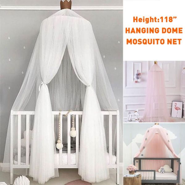 

mosquito net kids baby hanging bedding dome tent bed canopy bedcover princess curtain for reading playing home decor